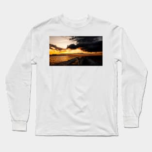 Heading Home Before the Storm Long Sleeve T-Shirt